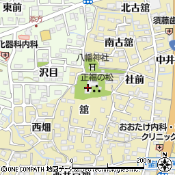 正福禅寺周辺の地図