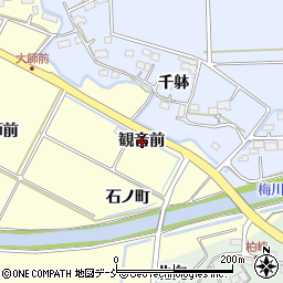 福島県相馬市程田観音前周辺の地図