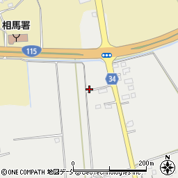 福島県相馬市成田舘腰周辺の地図