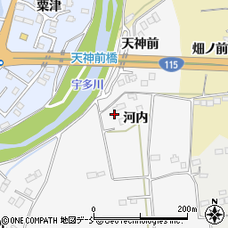 福島県相馬市今田河内61周辺の地図