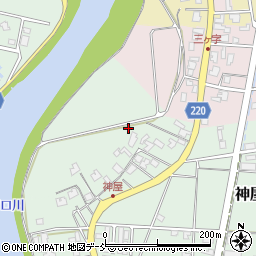 新潟県新潟市南区神屋周辺の地図