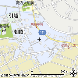 新潟県新潟市南区朝捲542周辺の地図