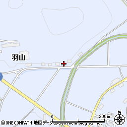 福島県伊達市保原町富沢羽山9周辺の地図