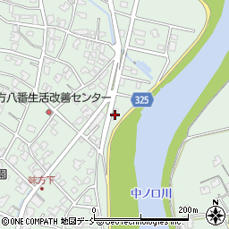 新潟県新潟市南区味方1124-1周辺の地図