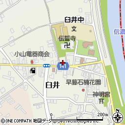 新潟県新潟市南区臼井1420-2周辺の地図