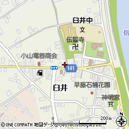 新潟県新潟市南区臼井4372-8周辺の地図