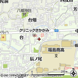 福島県福島市丸子町頭周辺の地図