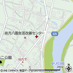 新潟県新潟市南区味方1115-1周辺の地図