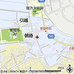 新潟県新潟市南区朝捲533周辺の地図