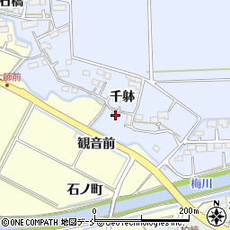 福島県相馬市新田千躰183周辺の地図