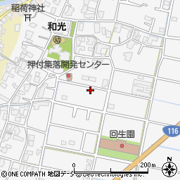 新潟県新潟市西蒲区押付周辺の地図