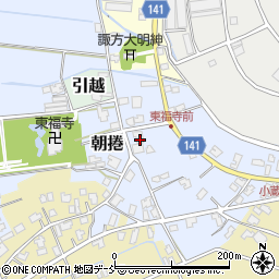 新潟県新潟市南区朝捲1053周辺の地図