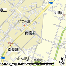 福島県福島市本内南慶二周辺の地図