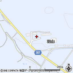 福島県伊達市保原町富沢羽山5周辺の地図