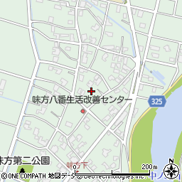 新潟県新潟市南区味方1102周辺の地図