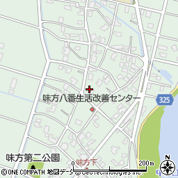 新潟県新潟市南区味方1100周辺の地図