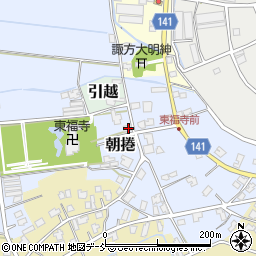 新潟県新潟市南区朝捲954周辺の地図