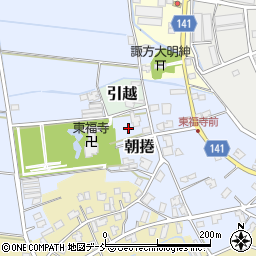 新潟県新潟市南区朝捲952-1周辺の地図