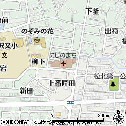 福島県福島市北沢又番匠田5周辺の地図