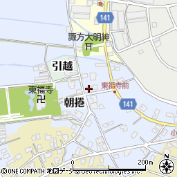 新潟県新潟市南区朝捲530-1周辺の地図