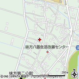 新潟県新潟市南区味方1012周辺の地図