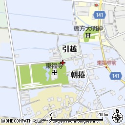 新潟県新潟市南区朝捲952周辺の地図