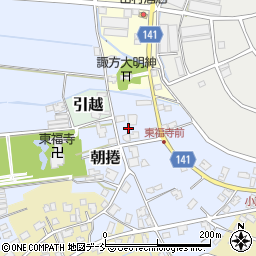 新潟県新潟市南区朝捲524周辺の地図