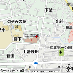 福島県福島市北沢又番匠田周辺の地図