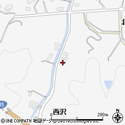 福島県伊達市保原町柱田西沢101周辺の地図