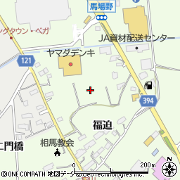 福島県相馬市馬場野福迫周辺の地図