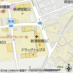古本市場トップ・ブックス　新津店周辺の地図