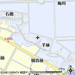 福島県相馬市新田千躰周辺の地図