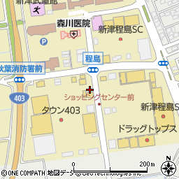 メガネスーパー　新津程島店周辺の地図