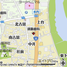 エイブルネットワーク　福島北店周辺の地図