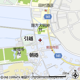 新潟県新潟市南区朝捲520周辺の地図