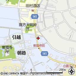 新潟県新潟市南区朝捲15周辺の地図