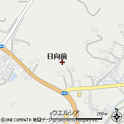 福島県伊達市霊山町掛田日向前周辺の地図