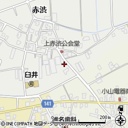 新潟県新潟市南区赤渋3640周辺の地図
