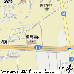 福島県相馬市中野堂ノ前周辺の地図