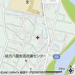 新潟県新潟市南区味方1087-6周辺の地図