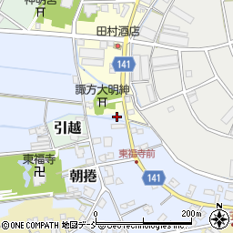 新潟県新潟市南区朝捲516周辺の地図