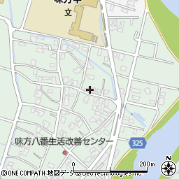 新潟県新潟市南区味方1076-3周辺の地図