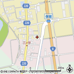 新潟県新潟市南区保坂72周辺の地図