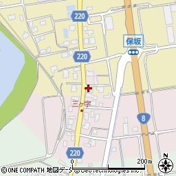 新潟県新潟市南区保坂116周辺の地図