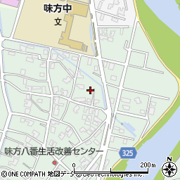 新潟県新潟市南区味方1077-14周辺の地図