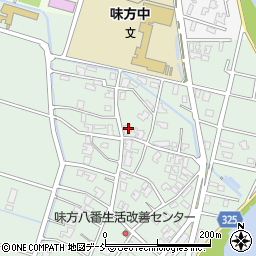 新潟県新潟市南区味方1061-1周辺の地図