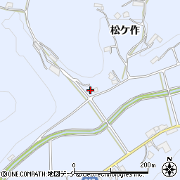 福島県伊達市保原町富沢松ケ作90周辺の地図