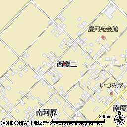 福島県福島市本内西慶二周辺の地図