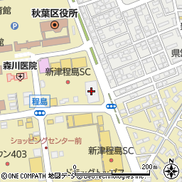 モスバーガー　新津店周辺の地図