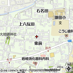 福島県福島市丸子（東前）周辺の地図